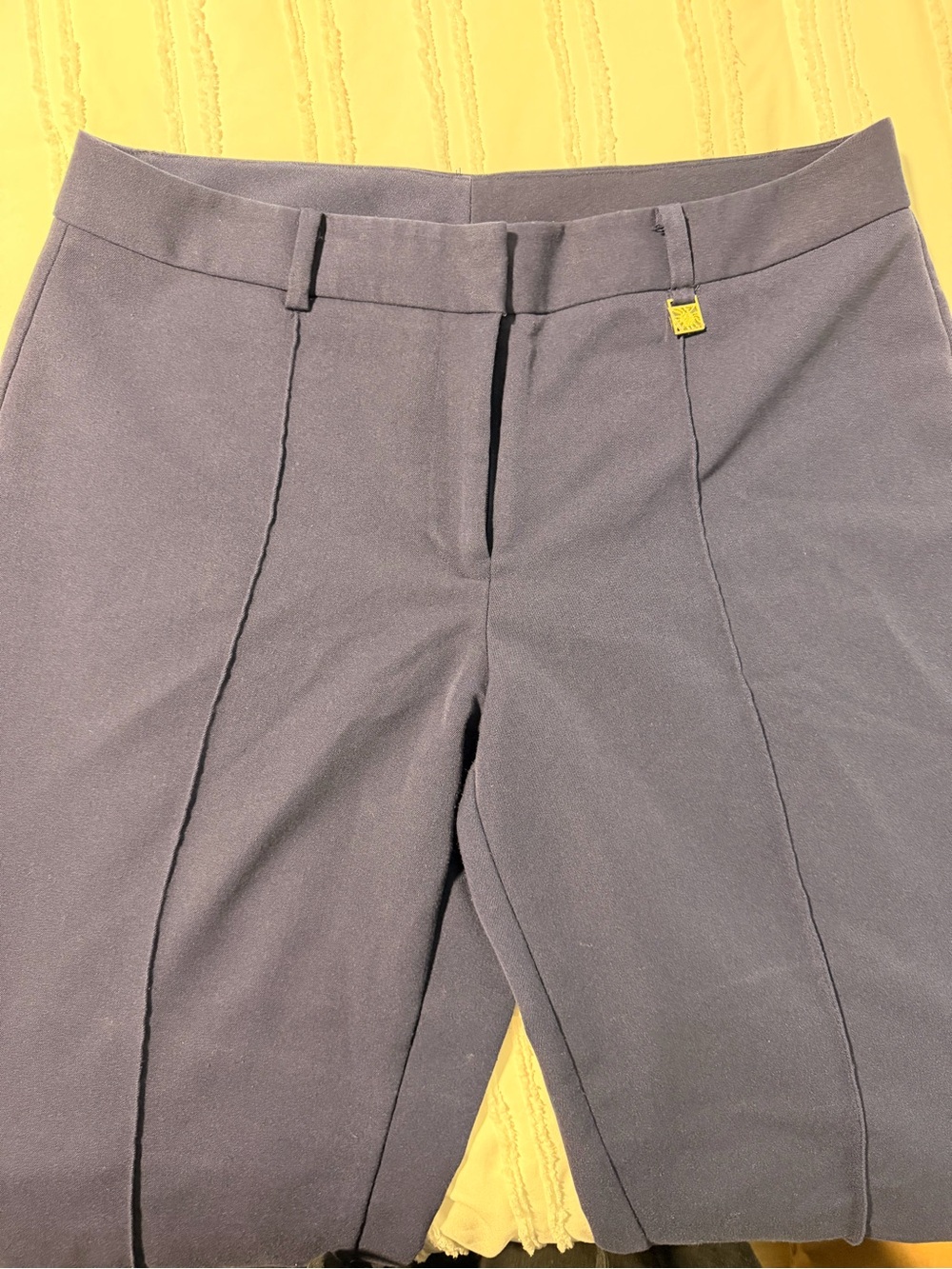 Anne Klein navy Boot-Cut Dress Pants